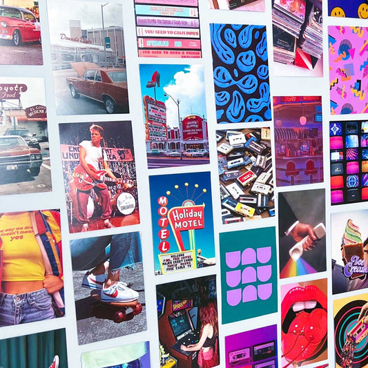 50 WALL CLUTTER CARDS - AESTHETIC