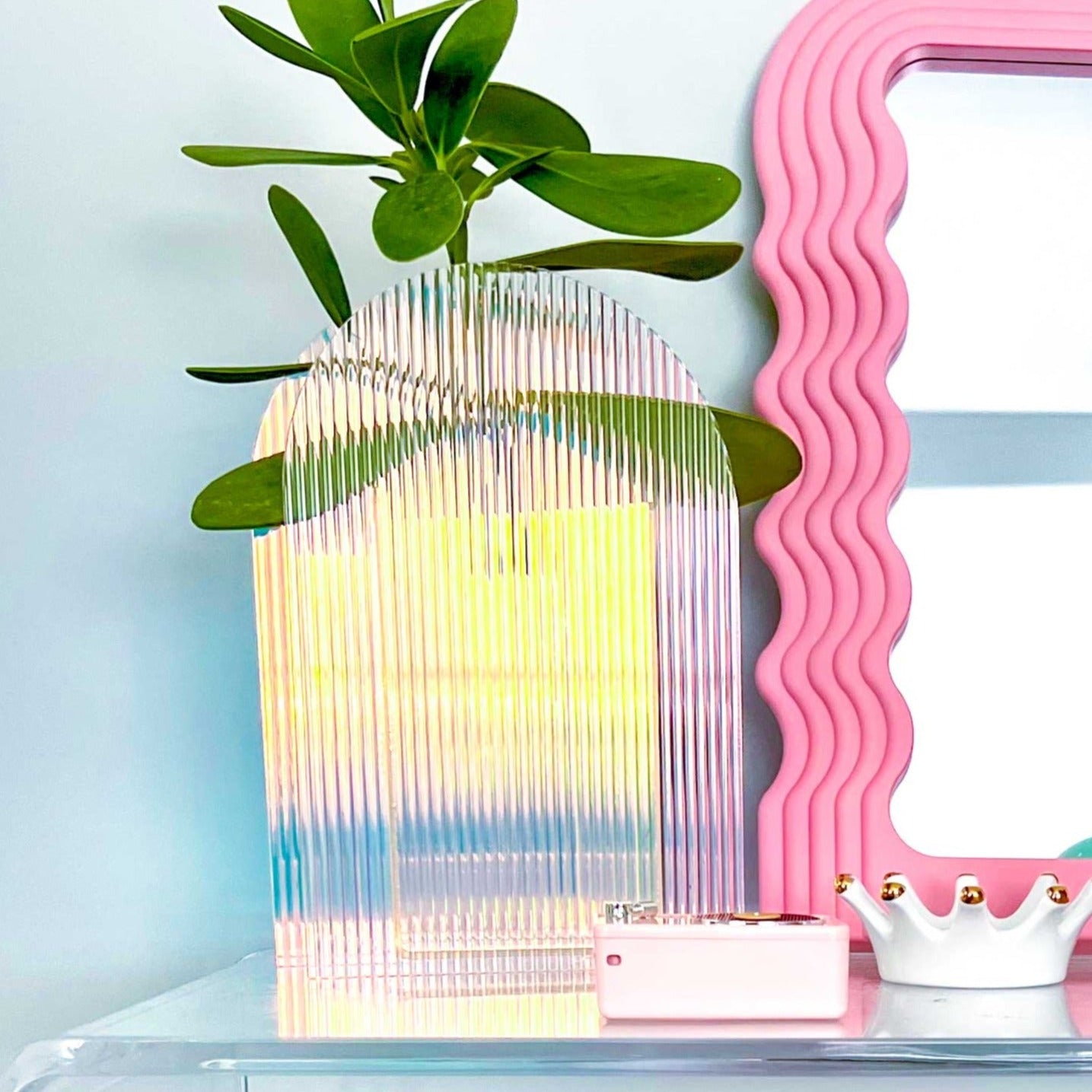 HOLOGRAM ACRYLIC VASE