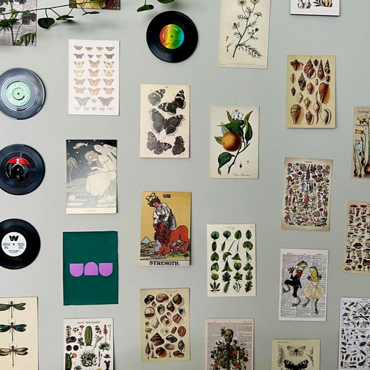 50 WALL CLUTTER CARDS - RETRO REVIVAL