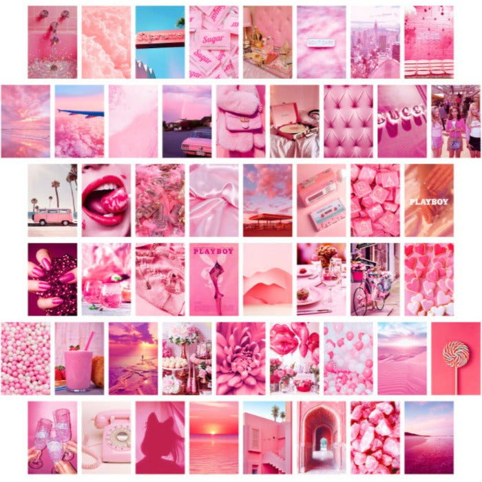 50 WALL CLUTTER CARDS - AESTHETIC