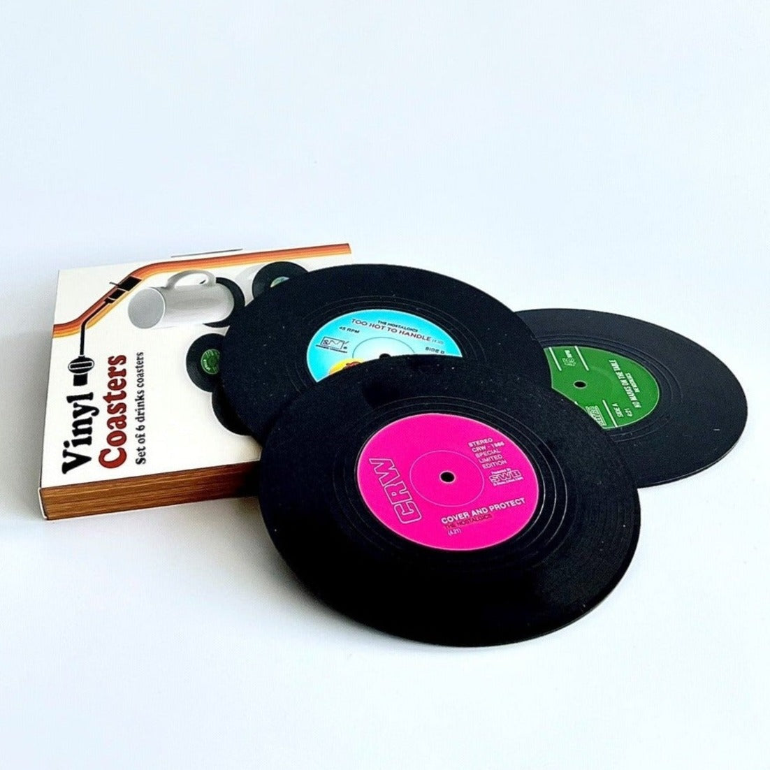 WALL CLUTTER VYNILS OR COASTERS (6pc)